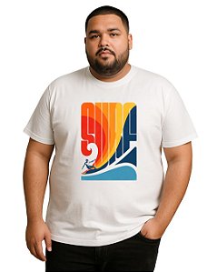 Camiseta Masculina Plus Size Surf