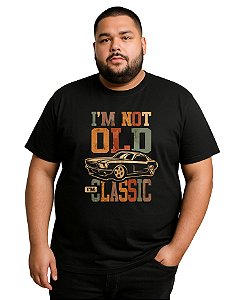 Camiseta Masculina Plus Size Old Classic
