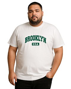 Camiseta Masculina Plus Size Brooklyn