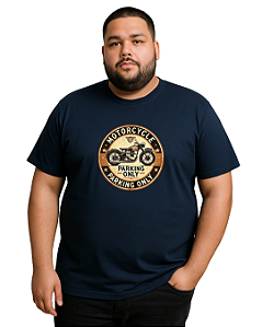 Camiseta Masculina Plus Size Motorcycle