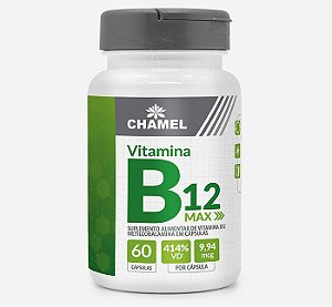 Vitamina B12 Max Chamel com 60 capsulas