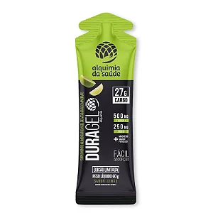 Duragel Limão – Gel de Carboidrato 27g (Box com 15 Sachês)