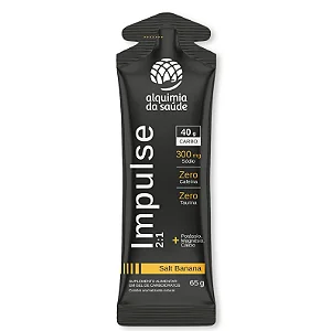 Impulse 2:1 Salt Banana – Gel de Carboidrato 40g (Box com 15 Sachês)