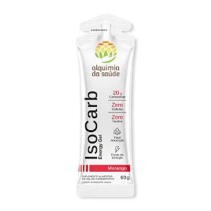 IsoCarb Energy Gel Box - Morango (15 Sachês)