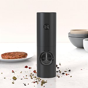 Moedor Elétrico de Sal e Pimenta com Ajuste de Moagem – DAFUSHOP-BRASIL