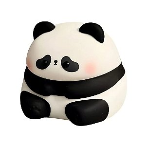 Luminária Infantil Abajur LED Panda Silicone Toque AKL-L009