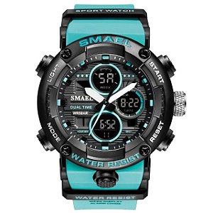 Relógio SMAEL Masculino Impermeável LED Digital Cronômetro Sport Quartz