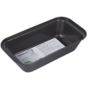 Forma Para Pão E Bolo Média Alumínio Fortaleza Preto