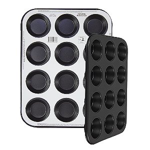 Forma 12 Furos Para Cupcake Pão De Queijo Empada E Outros