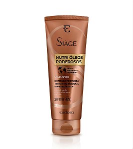 Shampoo Nutri Óleos Poderosos (250ml) - Eudora Siàge