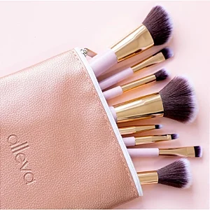Kit com 8 pincéis + Necessaire