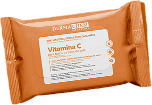 Lenço Demaquilante Vitamina C Anti-idade