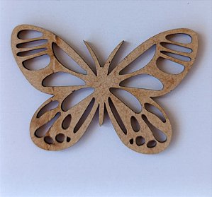 APLIQUE BORBOLETA EM MDF 3MM. CORTE A LASER.