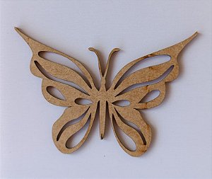 APLIQUE BORBOLETA EM MDF 3MM. CORTE A LASER