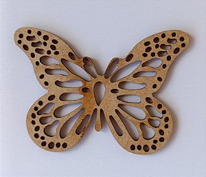 APLIQUE BORBOLETA EM MDF 3MM. CORTE A LASER
