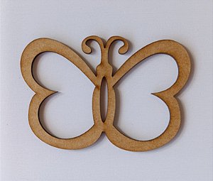 APLIQUE BORBOLETA EM MDF 3MM. CORTE A LASER