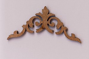 APLIQUE CANTONEIRA Nº 11 EM MDF 3MM. CORTE A LASER.