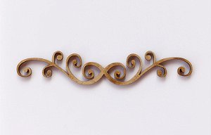 APLIQUE ARABESCO Nº 4 EM MDF 3MM. CORTE A LASER.