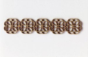 APLIQUE ARABESCO Nº 9 EM MDF 3MM. CORTE A LASER. PACOTE 2 UNIDADES