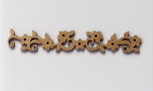 APLIQUE ARABESCO Nº 8 EM MDF 3MM. CORTE A LASER.