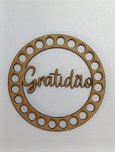 BASE PARA CROCHÊ Nº 2 EM MDF 2,5MM REDONDA - Pacote C/02 Unidades