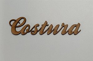 NOME EM MDF 2,5MM "COSTURA". CORTE A LASER.
