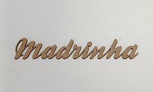 NOME EM MDF 2,5MM "MADRINHA". CORTE A LASER.