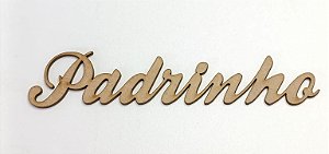 NOME EM MDF 2,5MM "PADRINHO". CORTE A LASER.