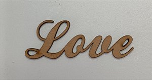 NOME EM MDF 2,5MM "LOVE". CORTE A LASER.