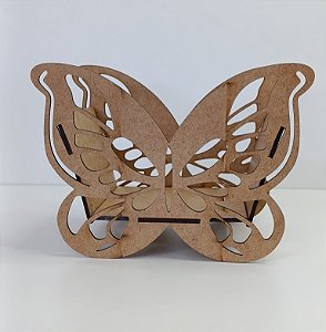 CARROAGEM BORBOLETA EM MDF CRU 3MM G. CORTE A LASER.