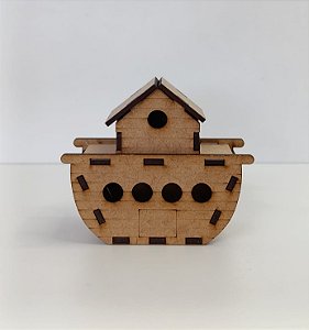 BARCO EM MDF CRU 3MM Nº1. CORTE A LASER.