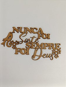 FRASES  EM MDF CRU 3MM. CORTE A LASER.