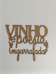 FRASES  EM MDF CRU 3MM. CORTE A LASER.
