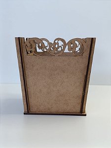 CACHEPÓ EM MDF CRU 3MM. CORTE A LASER.