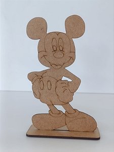 TOTEM MICKEY EM MDF CRU 3MM. CORTE A LASER.