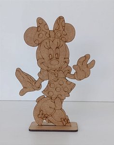 TOTEM MINNIE EM MDF CRU 3MM. CORTE A LASER.