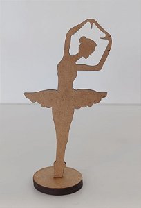 TOTEM BAILARINA EM MDF CRU 3MM. CORTE A LASER.