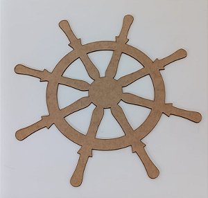 RODA DO LEME EM MDF CRU 3MM. CORTE A LASER.