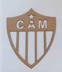 BRASÃO DO ATLÉTICO EM MDF CRU 3MM. CORTE A LASER.