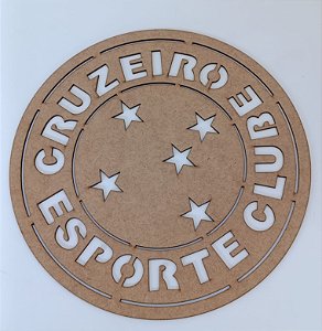 BRASÃO DO CRUZEIRO EM MDF CRU 3MM. CORTE A LASER.
