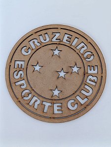 BRASÃO DO CRUZEIRO PEQUENO EM MDF CRU 3MM. CORTE A LASER.