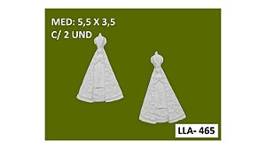 APLIQUE NOSSA SENHORA PEQ. - LLA-465 - 2 UNIDADES