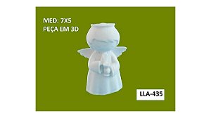 APLIQUE EM RESINA ANJO PRIMEIRA COMUNHÃO EM 3D - LLA-435