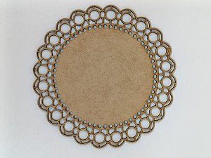 MANDALA Nº 10 EM MDF CRU 3MM. CORTE A LASER.