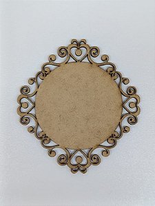 MANDALA Nº 12 EM MDF CRU 3MM. CORTE A LASER.