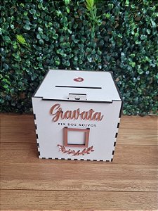 Caixa Pix Dos Noivos Gravata