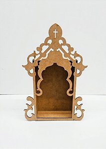 DUPLICADO - ORATÓRIO CRUZ EM MDF A LASER