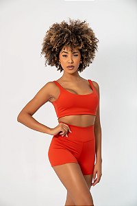 Conjunto Shorts Vibe Laranja