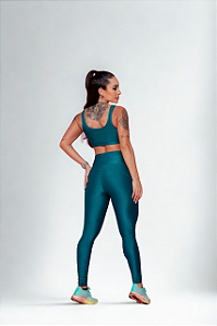 Conjunto Legging Shine Verde
