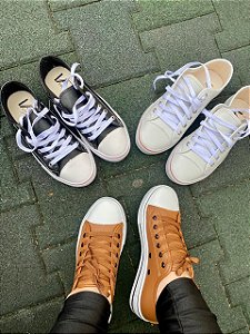 Tenis Basico para o Dia a Dia Calçado Unissex com Cadarço Casual Masculino e Feminino